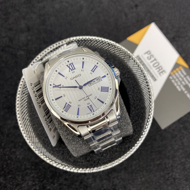 Đồng hồ NAM Casio MTP-1384D-7A2 dây thép chính hãng