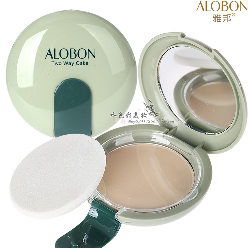 ♥❤❥AloBon skin beauty wet and dry use powder long-lasting finishing oil control moisturizer powder face powder repair Wa