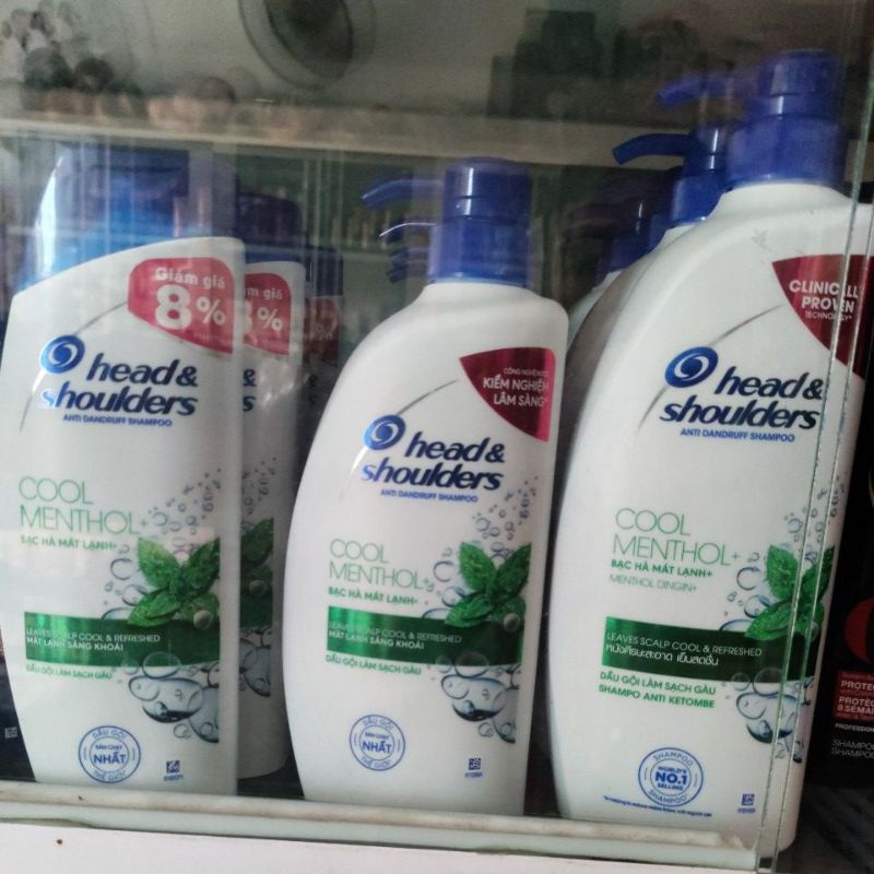 Dầu gội Head & shoulders Bạc Hà Mát lạnh