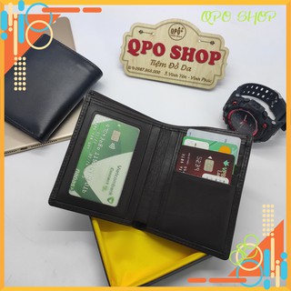 [SALE] Bóp Da Nam Đứng Da Bò Thật (BH 12tháng)