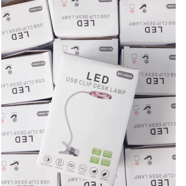 Đèn led kẹp bàn nối mi, đèn nối mi, dụng cụ nối mi_THÚY HÀ