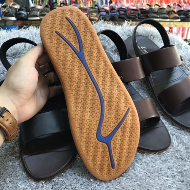 Dép nam quai hậu [Bảo Hành 1 năm] shop cam kết da bò thật đế cao su mềm, dép sản xuất tại xưởng giày dép nguyễn được