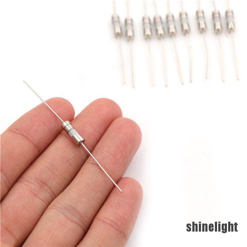 AXIAL Set 10 Cầu Chì Gốm 3.6x10mm 5a 250v Chuyên Dụng