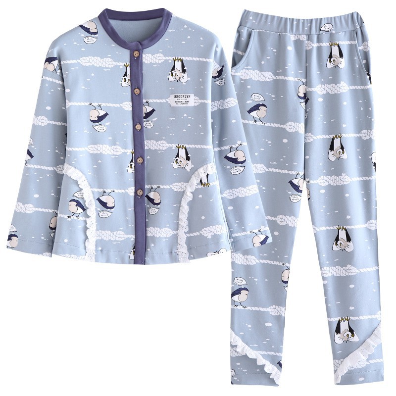 Bộ Pijama cổ Đức không chân cá tính, kín đáo phù hợp cho các nàng cá tính có mùa Đông không lạnh | BigBuy360 - bigbuy360.vn