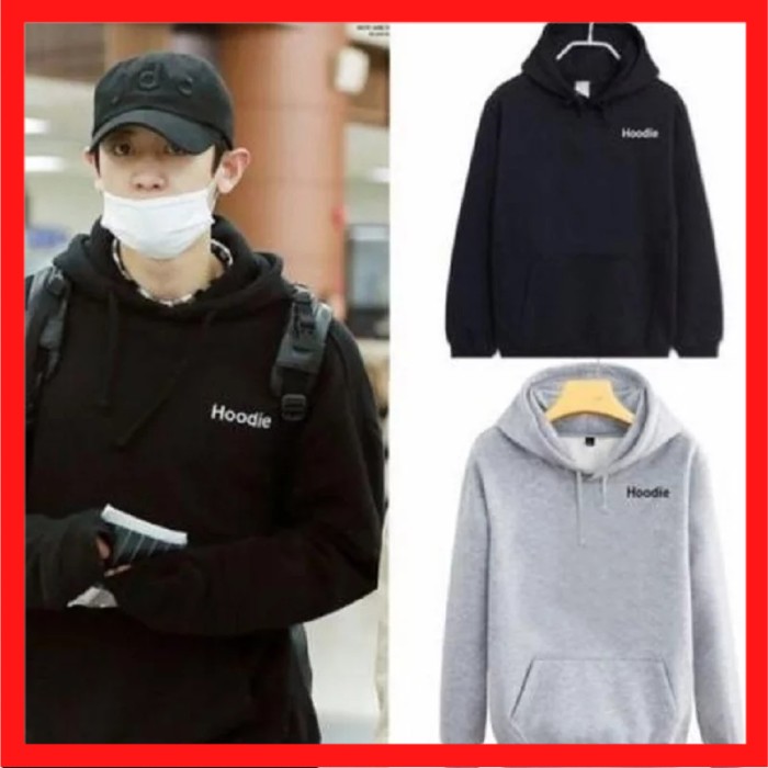 Áo Hoodie In Logo Nhóm Exo Chanyeol