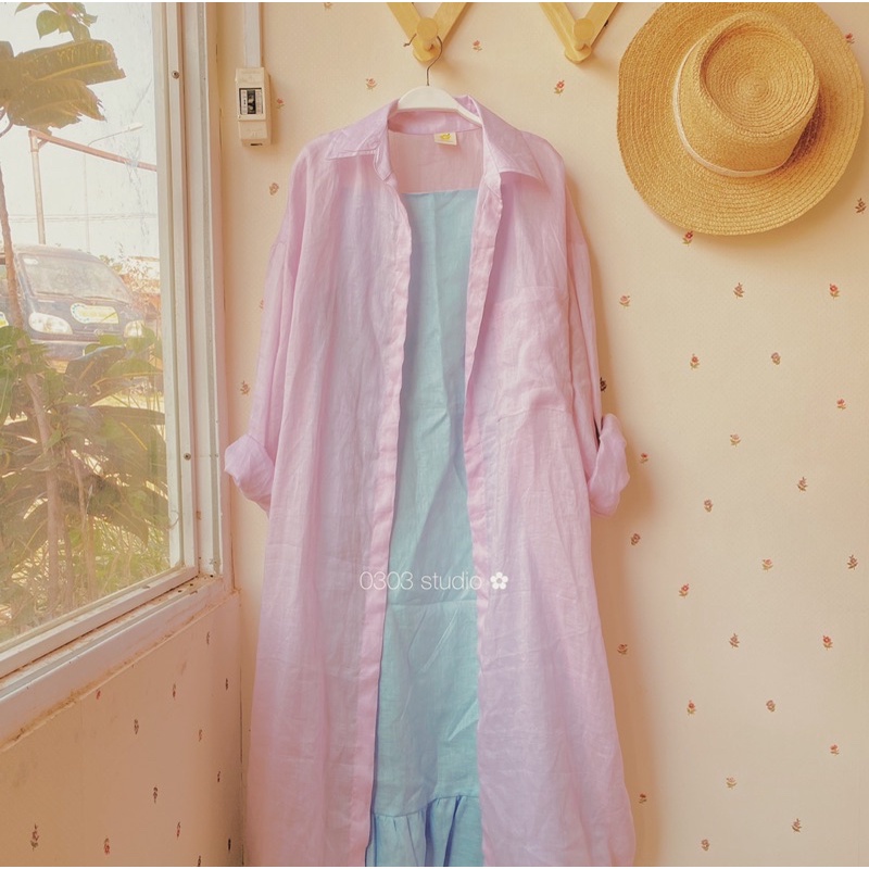 Áo khoác sơmi oversize - Thong Dong- 0303 studio ✿ | BigBuy360 - bigbuy360.vn