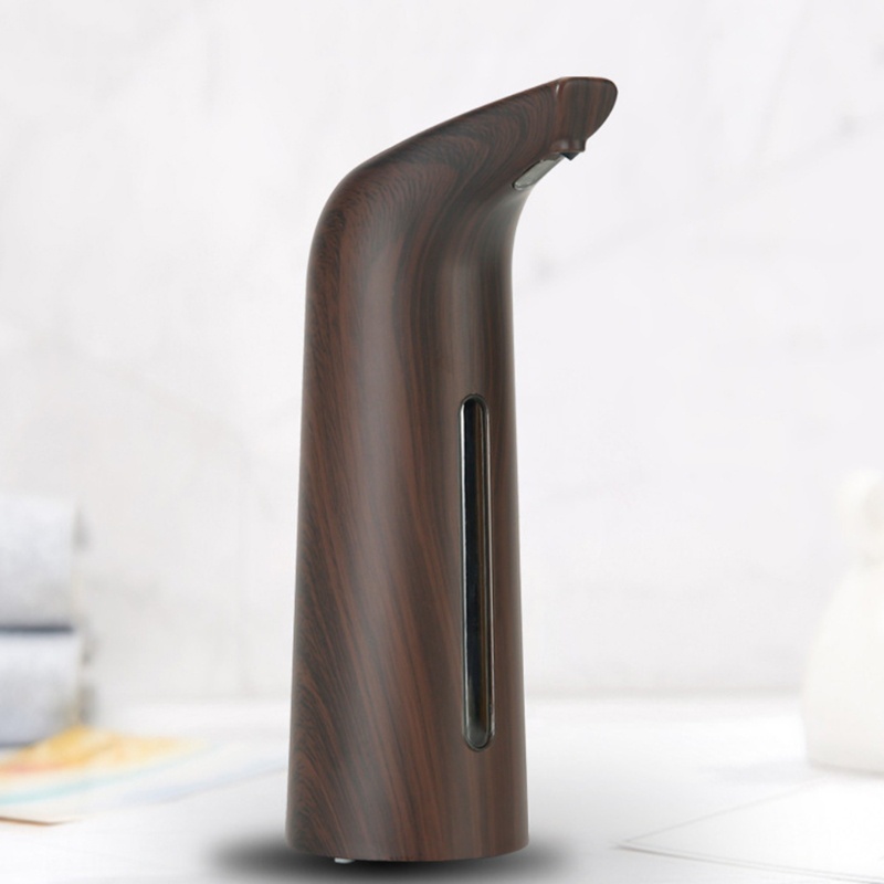 Máy Đựng Xà Phòng Dạng Lỏng Tự Động 400ml Họa Tiết Vân Hạt Sâu Chống Thấm Nước Không Chạm