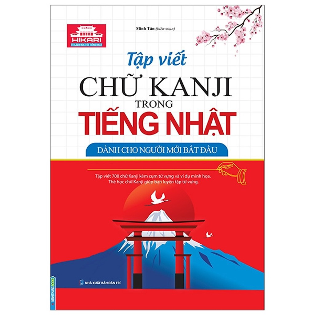 Sách - Tập viết chữ KANJI trong tiếng Nhật dành cho người mới bắt đầu