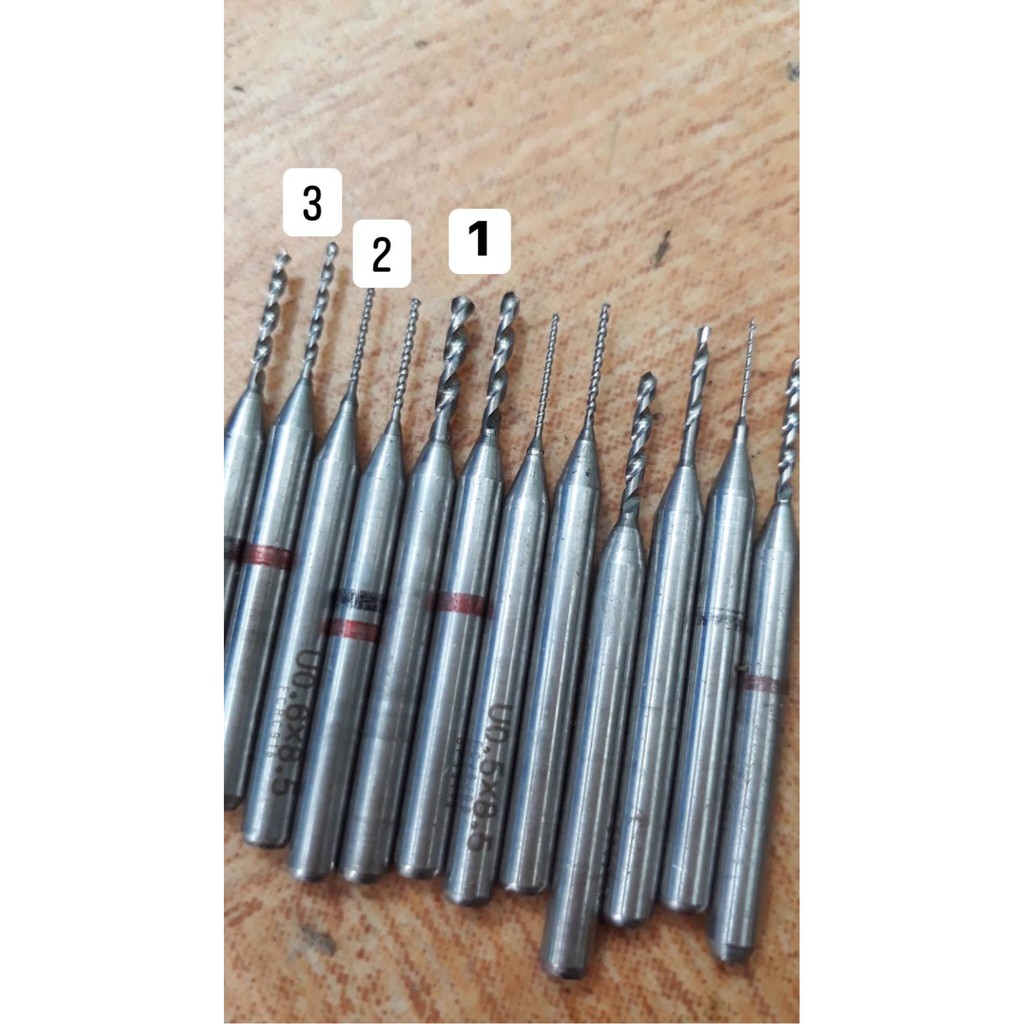 Nsv mũi phay chui 3mm phù hợp cho các loại máy mài khuôn khoét lỗ tạo công tắc jack kết nối