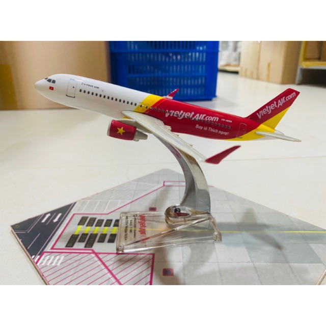 Mô hình VJ A320 Sharklets dài 20cm