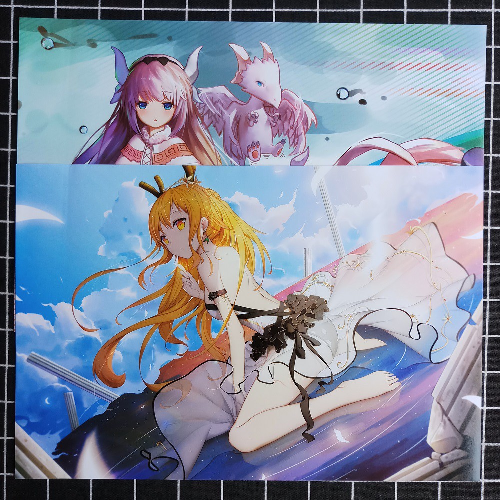 Poster Anime Maid Dragon (8 Tờ)