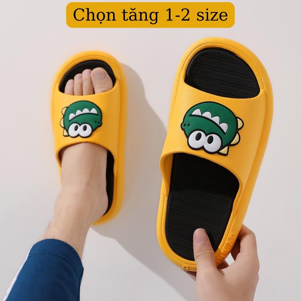 Dép quai ngang nam nữ hình Khủng Long DINO Chọn tăng 1-2 size