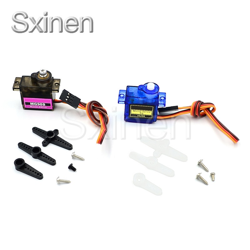 Động Cơ Servo servos digital Servo SG90 MG90S 9g Mini Cho Máy Bay Điều Khiển Từ Xa 450