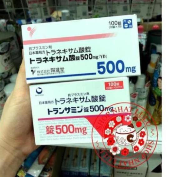 Viên trắng da, mờ nám, tàn nhang Transamin 500mg (100 viên) Nhật Bản | Thế Giới Skin Care