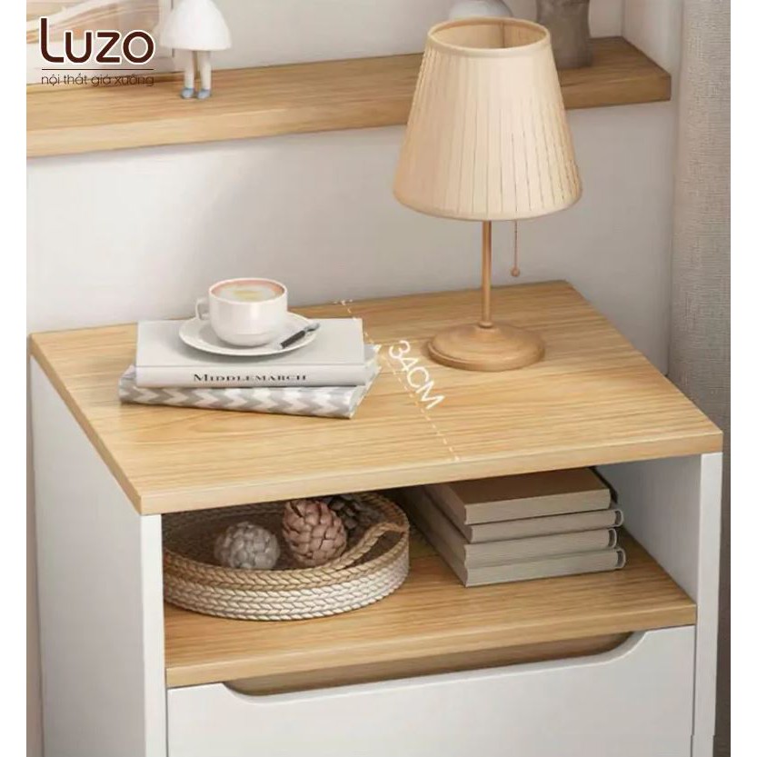 Tủ / Tab/ Kệ đầu giường gỗ MDF nhập khẩu TAB2 Luzo | BigBuy360 - bigbuy360.vn