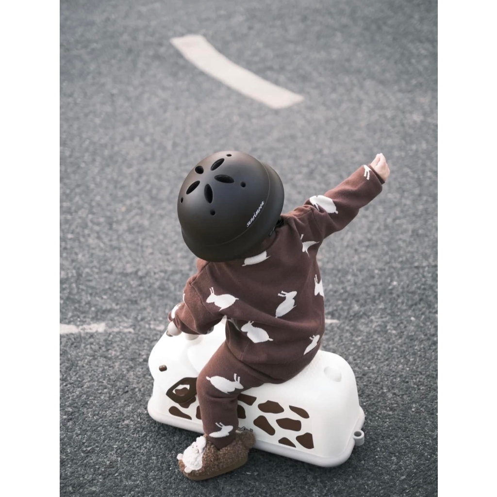 Mũ bảo hiểm cho bé giữ an toàn Sunrimoon cao cấp cho bé phong cách Hàn Quốc kiểu dáng đáng yêu