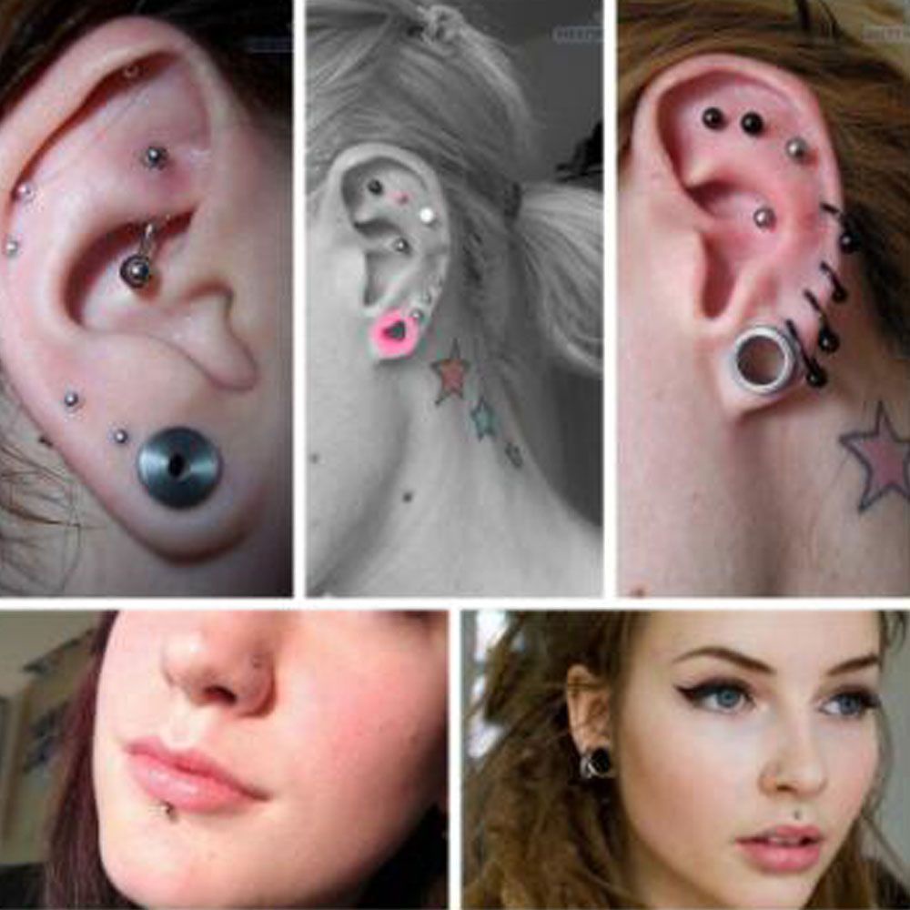 [Hàng mới về] Khuyên xỏ tai mũi làm đẹp phong cách sành điệu cho nam và nữ