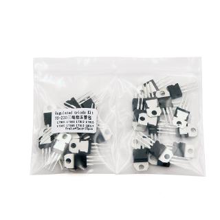 Bộ 16 Linh Kiện Bán Dẫn 7805 7809 7812 7815 7905 7912 7915 Lm317T To-220