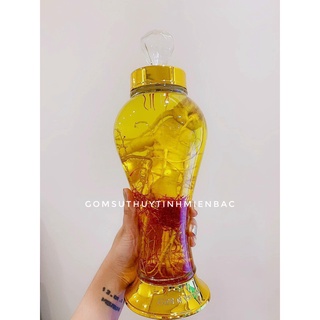 Bình thủy tinh ngâm rượu, sâm, mật ong, saffron dung tích 1 lít