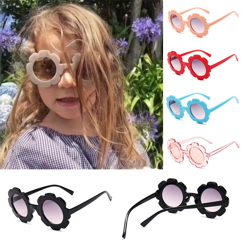 Kính mát tròn hình hoa hướng dương cho bé