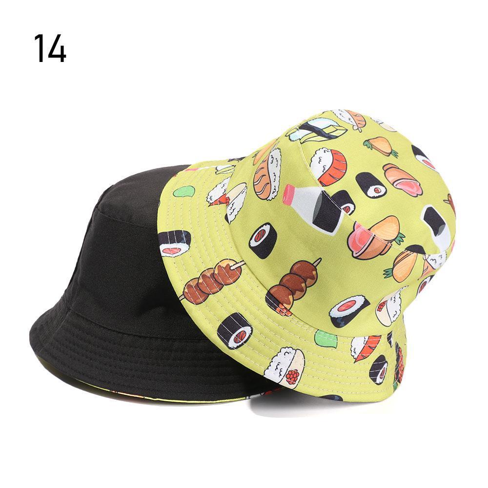 Nón Tai Bèo Cotton Hai Mặt Họa Tiết Bầu Trời Đầy Sao Màu Cầu Vồng Phong Cách Hip hop Thời Trang