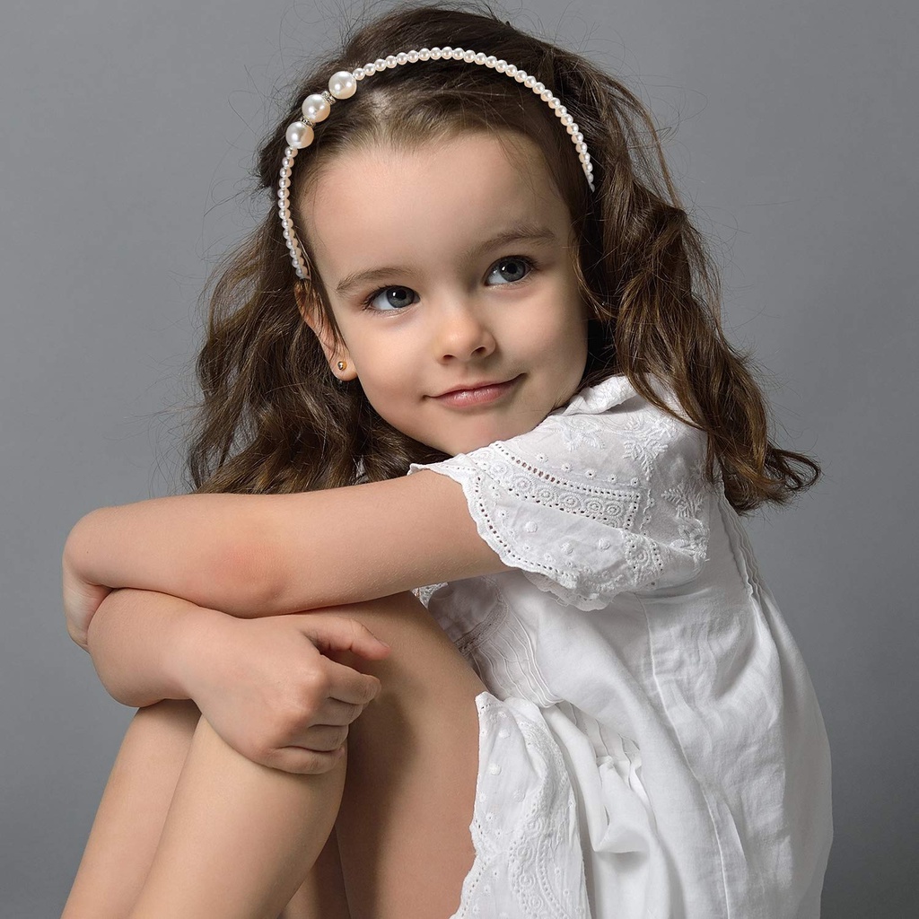 Băng đô đính ngọc trai thanh lịch thời trang cho cô dâu