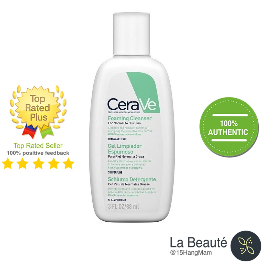 cerave foaming cleanser 88ml