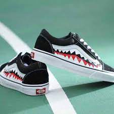Giày Vans họa tiết Cá Mập nam nữ ❤full bill box❤