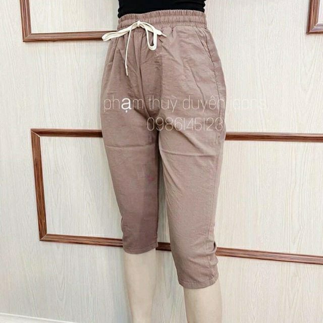 Quần lửng đũi bo gấu