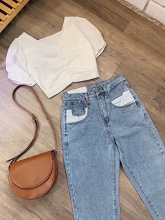 QUẦN JEANS ỐNG SUÔNG