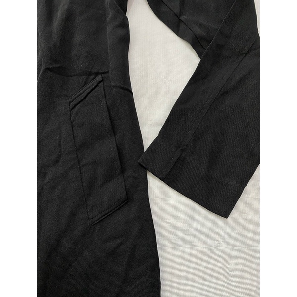 Áo blazer dáng dài màu đen Nino.maxx (Size S) - Thanh lý vnxk