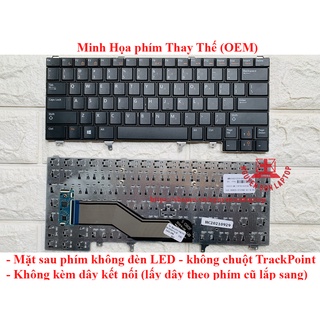 Bàn Phím Laptop Dell Latitude E6320 E6320 E6420 E6430 E6440 E5420 E5430 có đèn led NEW 100%