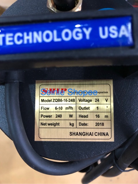 Máy bơm chìm Đen chống gỉ sét 12V / 24V