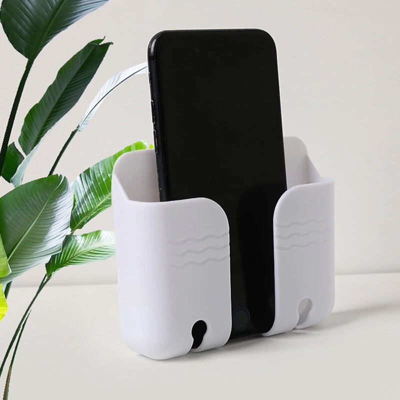 Hộp Đựng Điện Thoại Gắn Tường Kèm Móc Treo Đồ Đa Năng Tiện Dụng