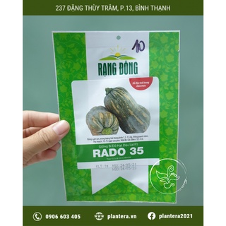 Hạt giống bí đỏ hạt đậu lai f1 rado 35 1g - hạt giống - rau ăn quả