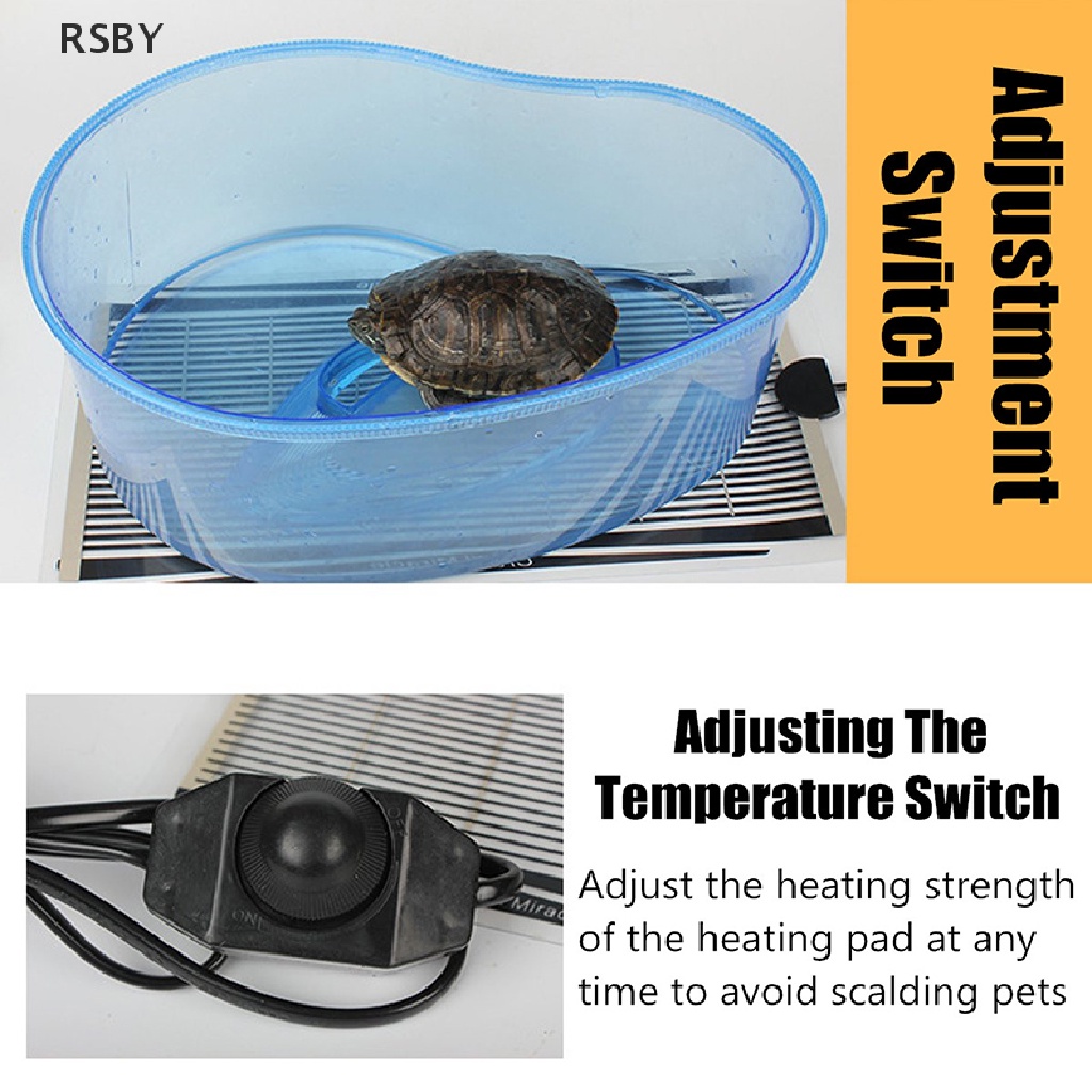 Thảm Sưởi Ấm Cho Thú Cưng Bò Sát Có Thể Điều Chỉnh Nhiệt Độ