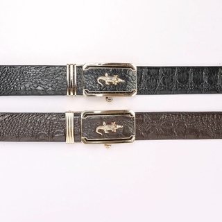 Thắt lưng - Dây nịt lưng da bò thật 100% vân cá sấu cao cấp