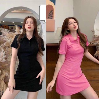 Váy polo ღ FREESHIP ღ Đầm nữ polo thời trang XIXO - DAM0049