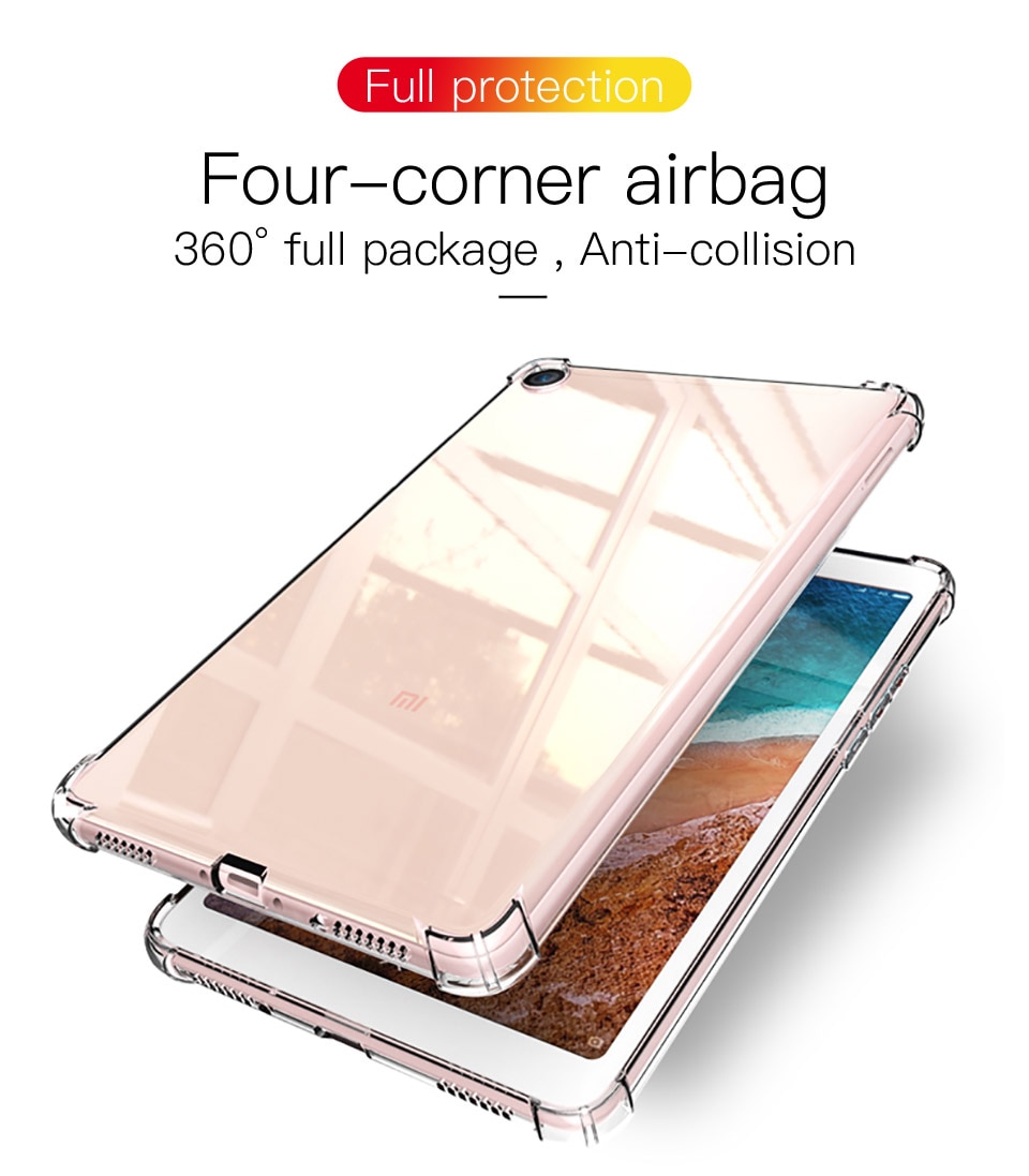 For Xiaomi mi pad 2 3 4 mipad 4plus Case Soft TPU Shockproof Protective Shell For Xiaomi MiPad4 Plus Protector Tablet Case máy tính bảng trong suốt | BigBuy360 - bigbuy360.vn