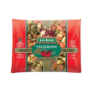 Nui rau củ Vegeroni Pasta Shapes Hiệu San Remo No.120 375g