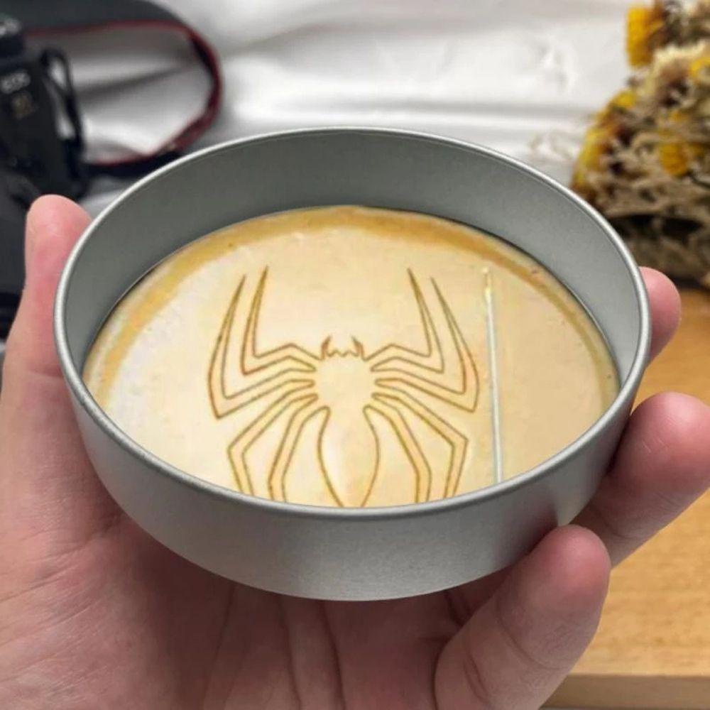 Hộp Thiếc Đựng Nến / Trang Sức Hình Mực Chơi Game Độc Đáo|Hộp Khử Trùng Hình Tròn Bằng Kim Loại Chất Lượng Cao