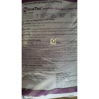 Phân Tím Đức NOVATEC - Túi Zip 1Kg