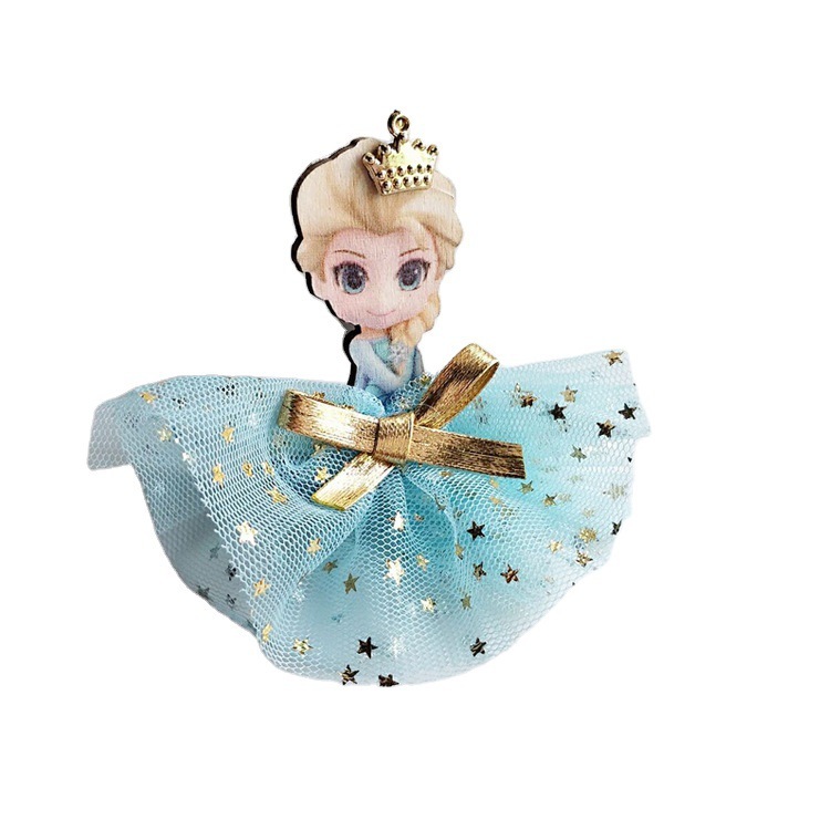 Kẹp tóc phối hình công chúa phong cách thời trang Hàn Quốc