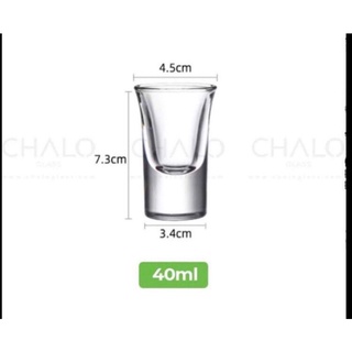 Bộ 6 ly rượu đế dày