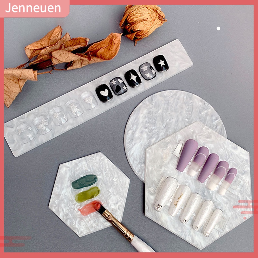 Bảng Pha Màu Vẽ Móng Tay Không Phai Vỏ Sò Tự Nhiên