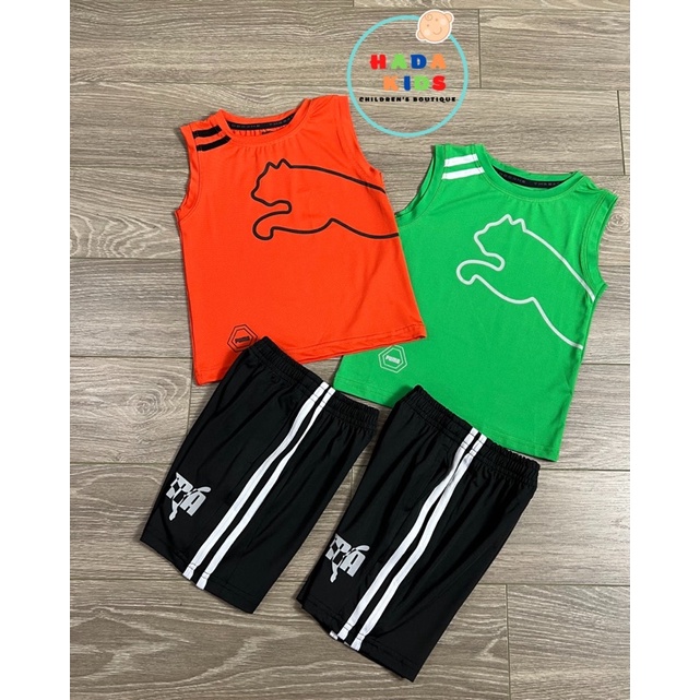 Bộ bé trai thể thao Puma sát nách 8-27 kg
