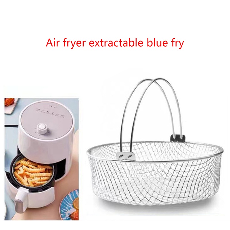 Giỏ Lọc Thay Thế Bằng Thép Không Gỉ 8 &quot;Có Tay Cầm Tiện Lợi Dành Cho Máy Chiên Không Dầu