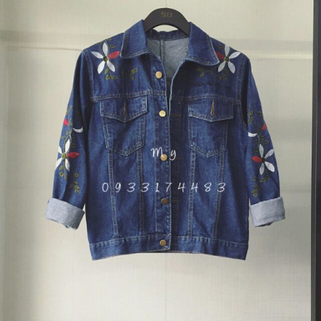 Áo khoác jeans nữ
