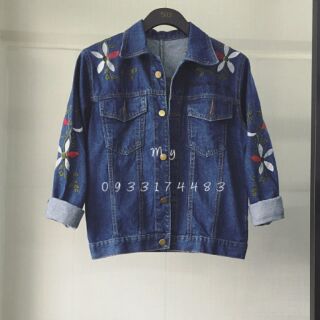 Áo khoác jeans nữ