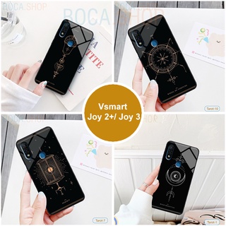 Ốp lưng kính Vsmart Joy 2+/ Joy 3 in 3D hình bài Tarot